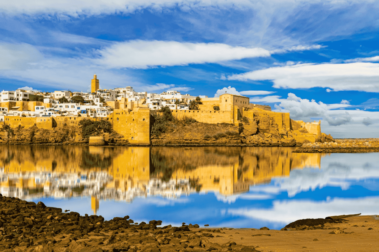 Kasbah des Oudaias Rabat Morocco waterfront view